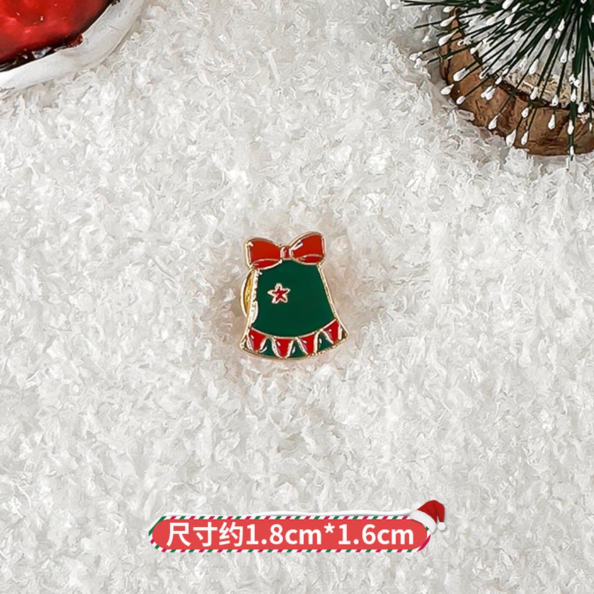 Рождественская брошь аксессуар милый мультфильм металлическая рождественская серия DIY капли масло значок булавка...