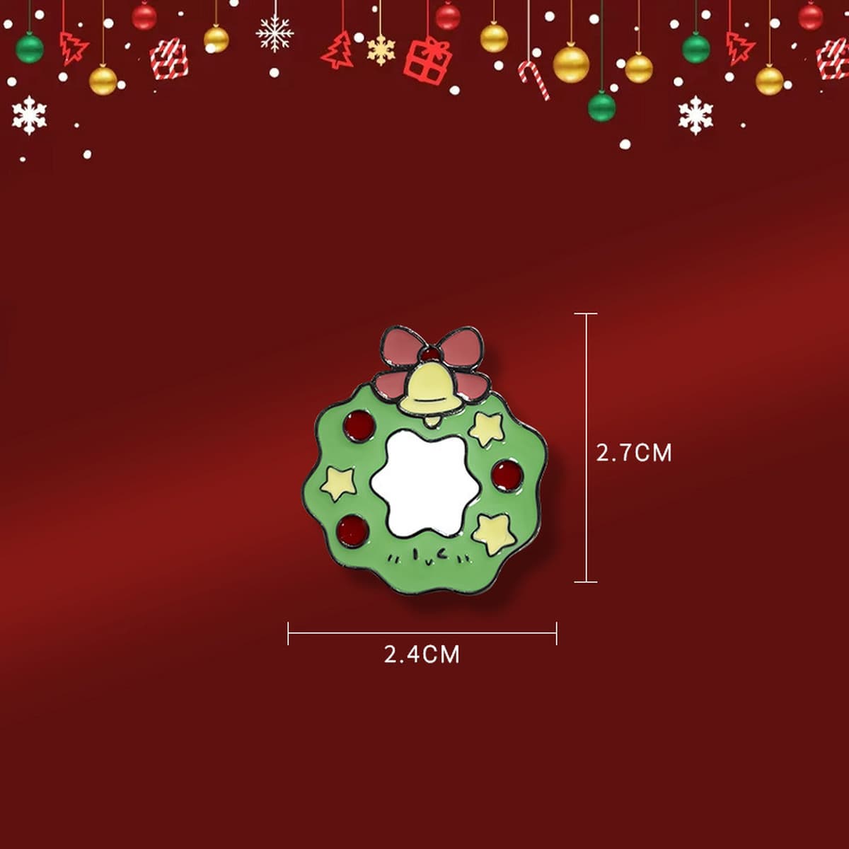Рождественская брошь аксессуар милый мультфильм металлическая рождественская серия DIY капли масло значок булавка...
