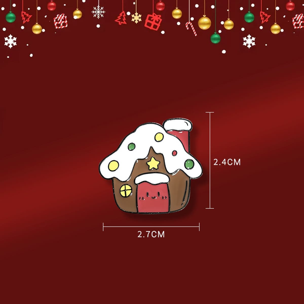Рождественская брошь аксессуар милый мультфильм металлическая рождественская серия DIY капли масло значок булавка...
