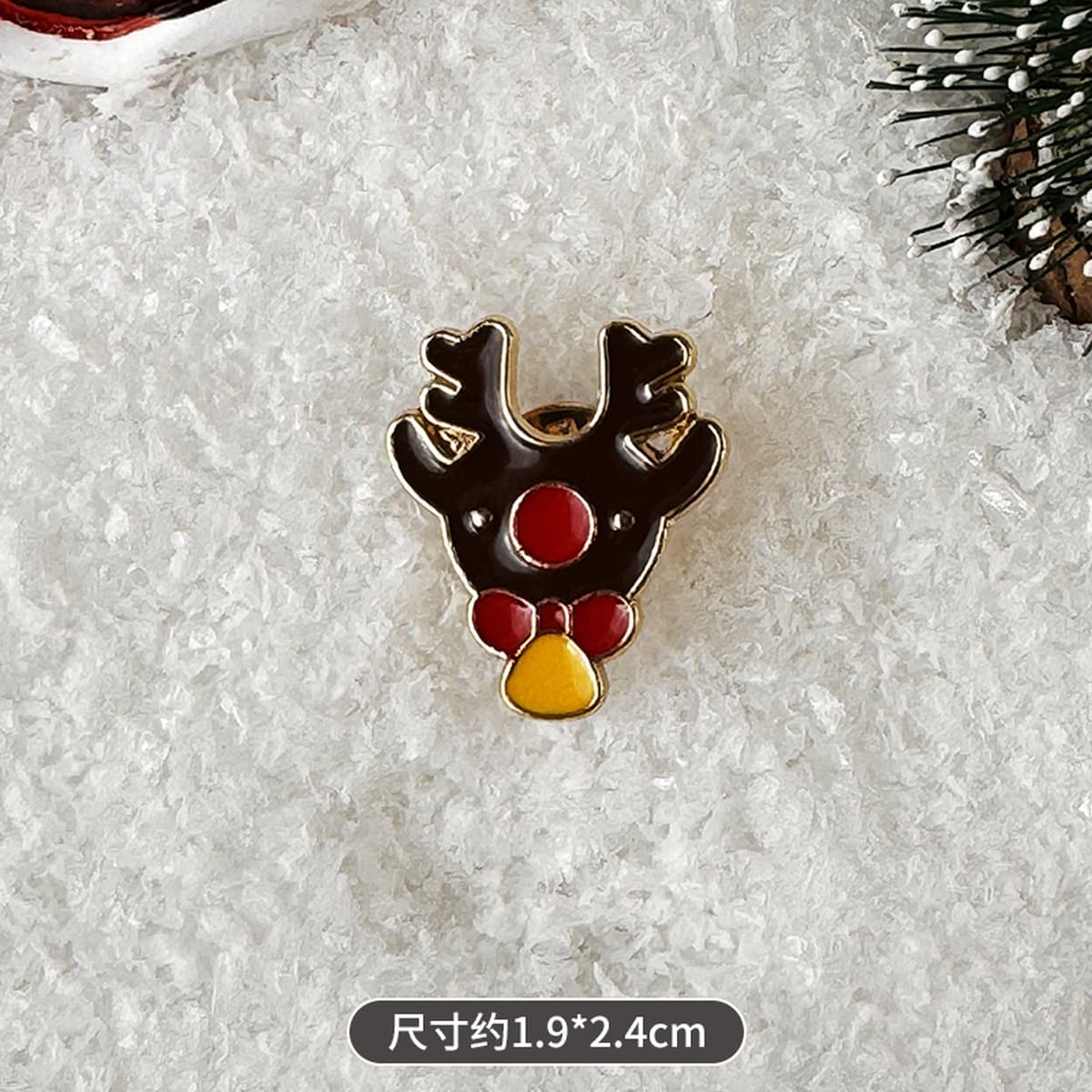 Брошь-значок Санта-Клаус, металлическая, в стиле мультфильма, с индивидуальным дизайном, рождественская брошь для одежды и...