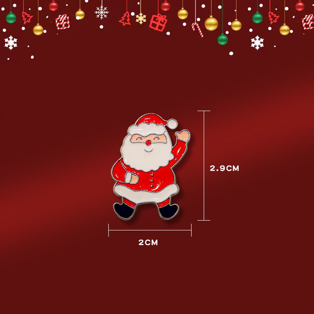Рождественская брошь мультфильм капли масла металлический значок рождественские украшения старик дерево Лось колокольчик...
