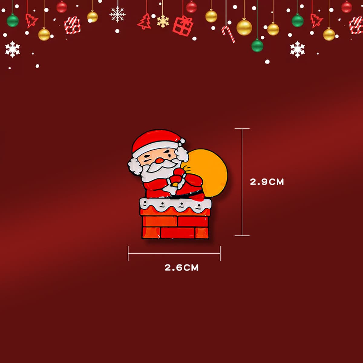 Рождественская брошь мультфильм капли масла металлический значок рождественские украшения старик дерево Лось колокольчик...