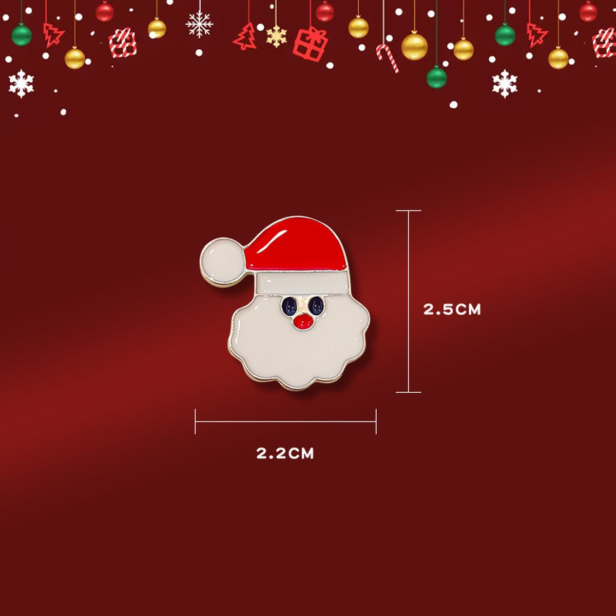 Рождественская брошь мультфильм капли масла металлический значок рождественские украшения старик дерево Лось колокольчик...