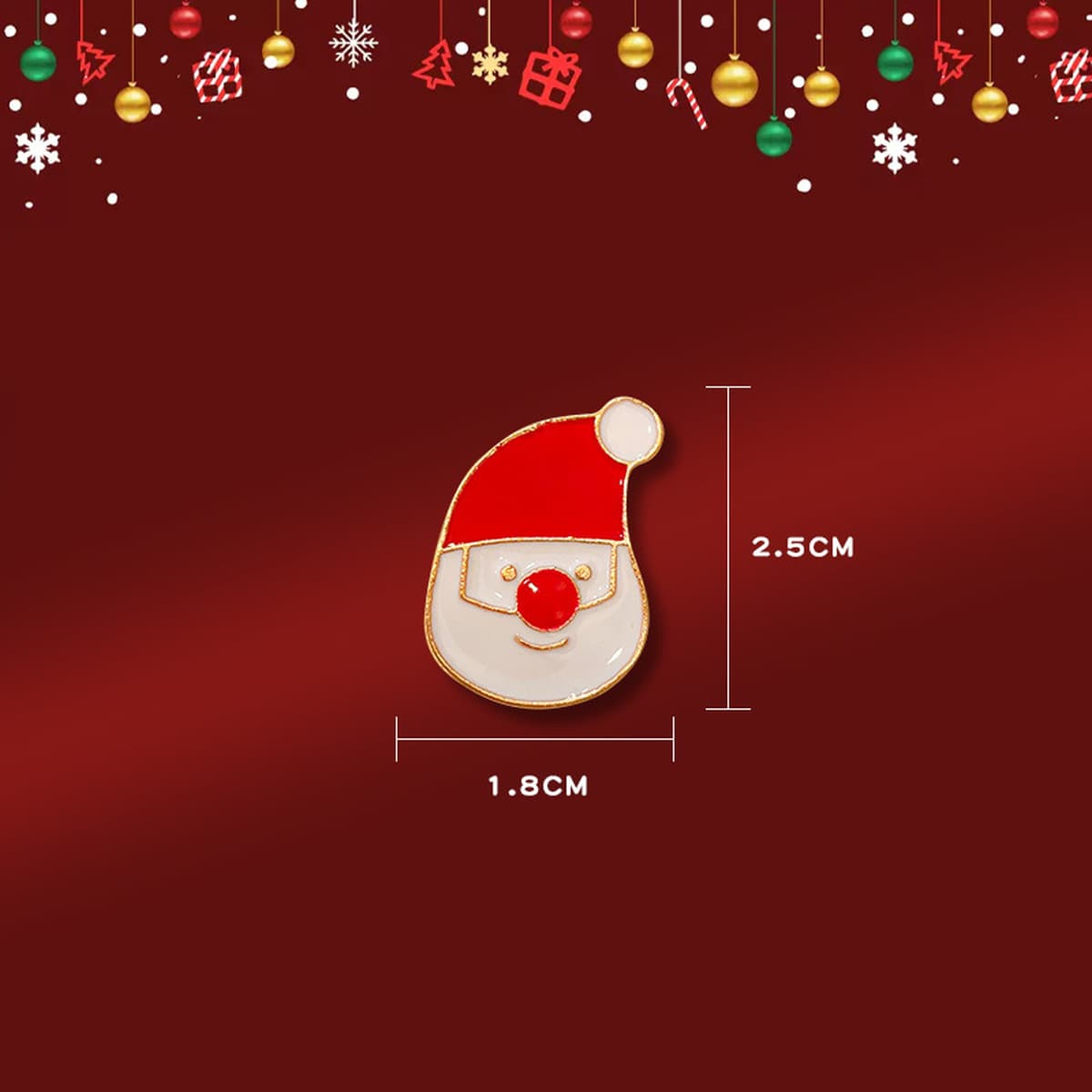 Рождественская брошь мультфильм капли масла металлический значок рождественские украшения старик дерево Лось колокольчик...