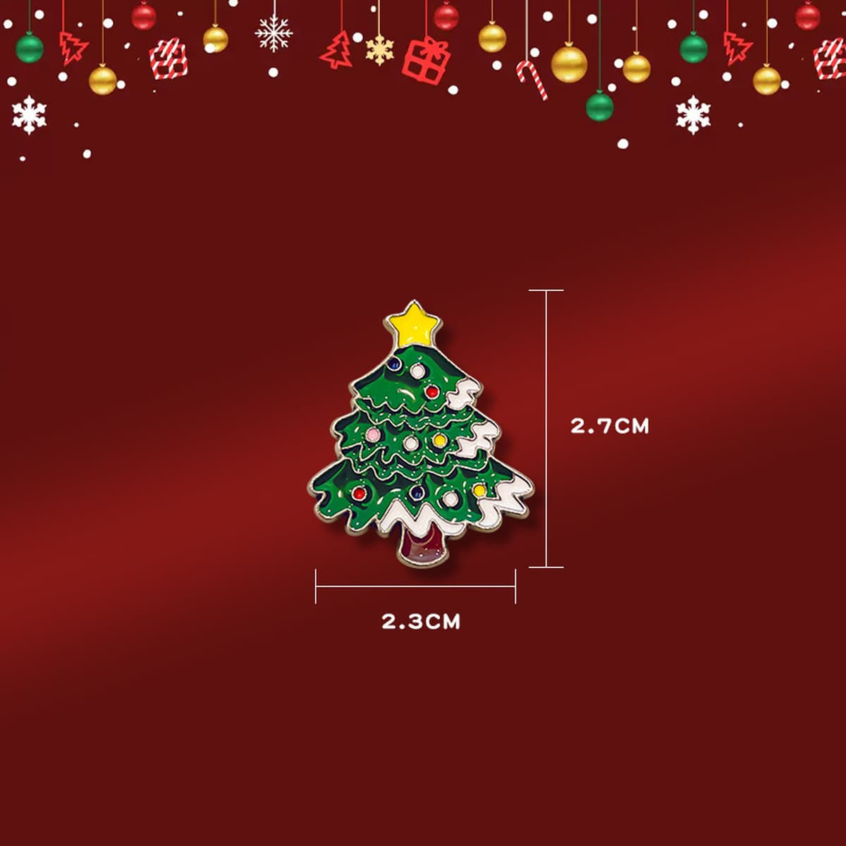 Рождественская брошь мультфильм капли масла металлический значок рождественские украшения старик дерево Лось колокольчик...