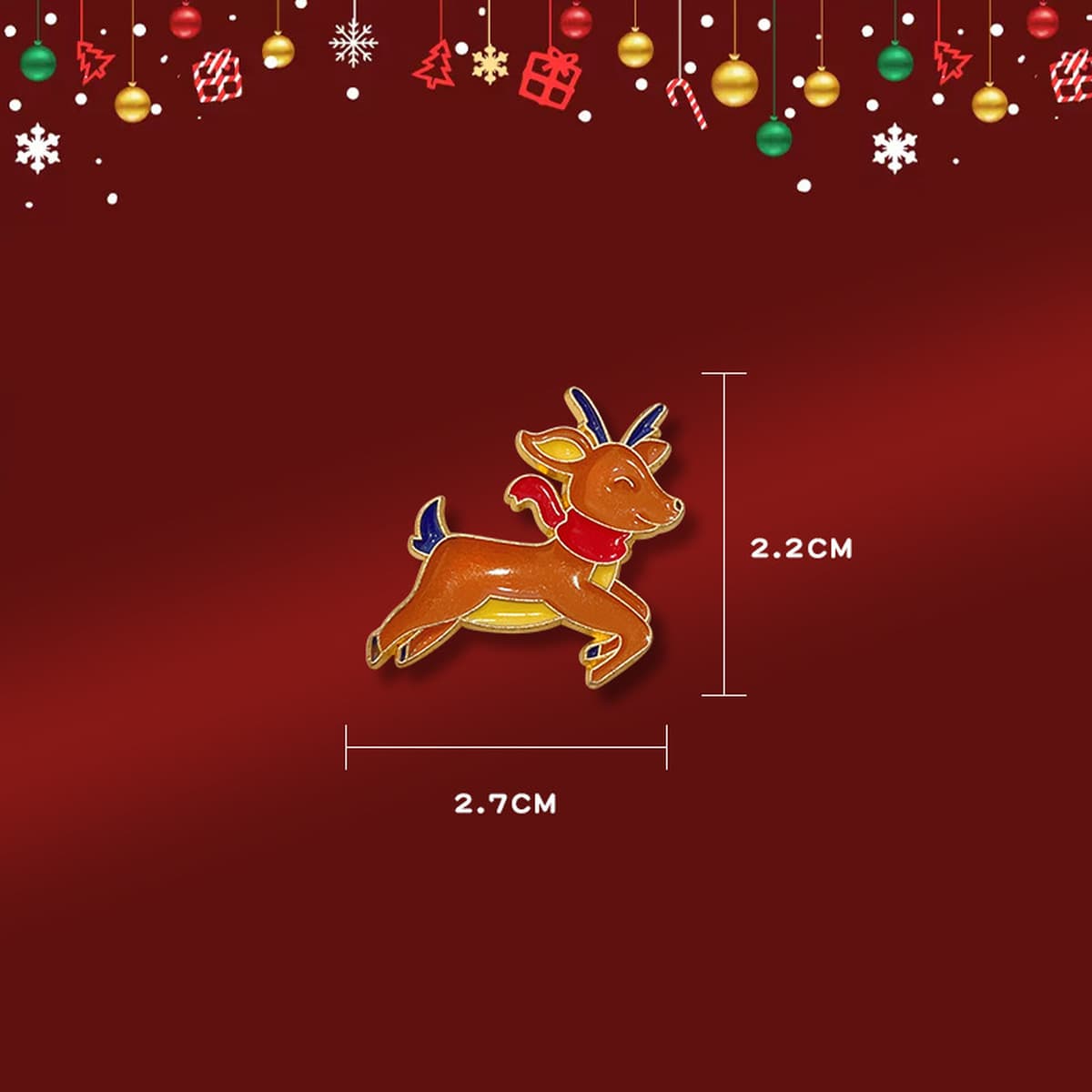 Рождественская брошь мультфильм капли масла металлический значок рождественские украшения старик дерево Лось колокольчик...
