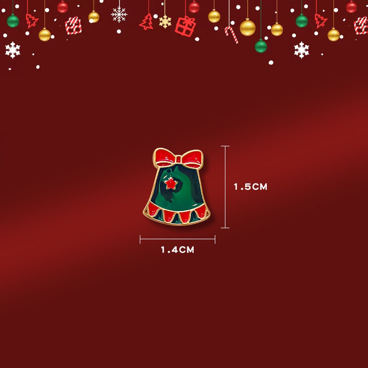 Рождественская брошь мультфильм капли масла металлический значок рождественские украшения старик дерево Лось колокольчик...