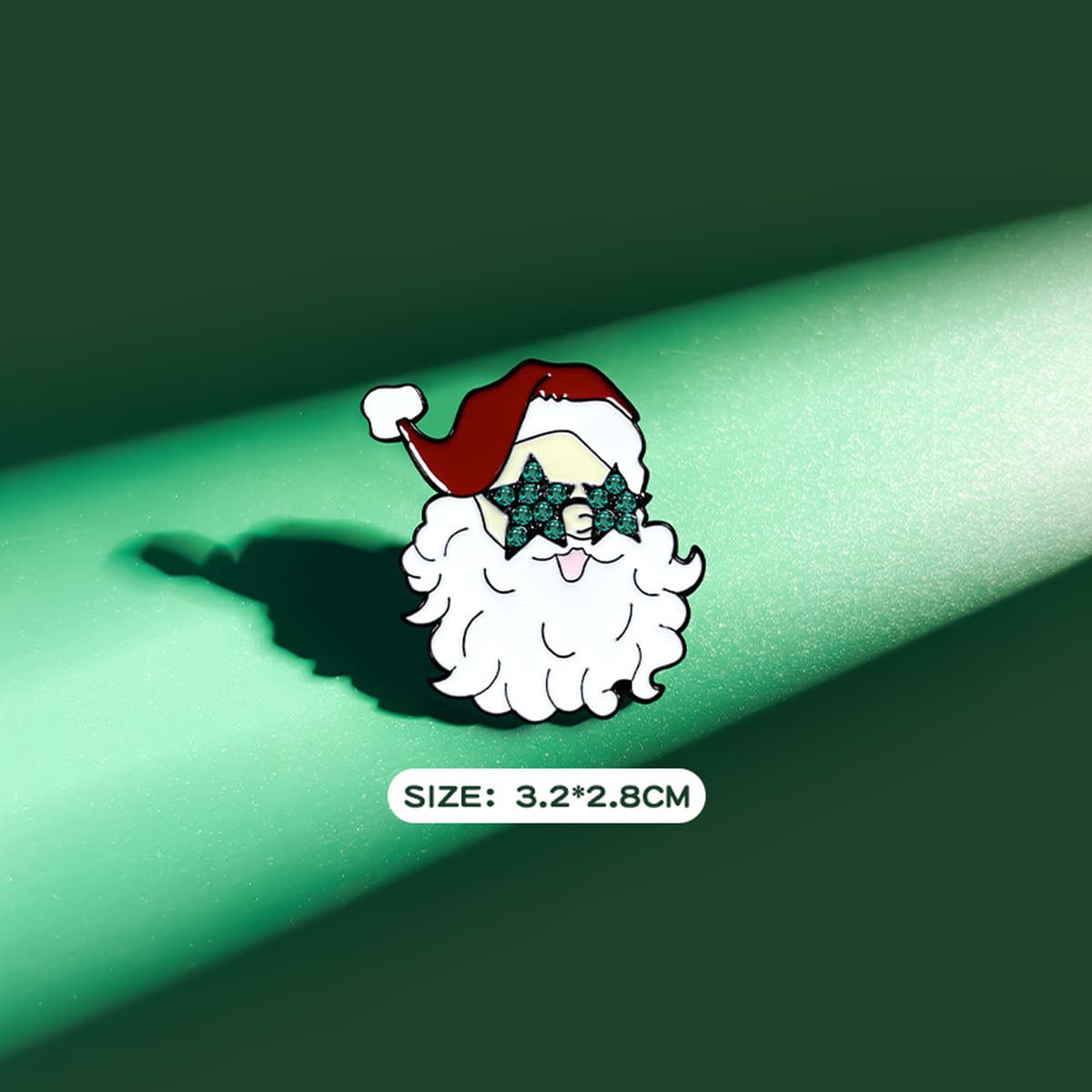 Рождественская брошь мультфильм капли масла металлический значок рождественские украшения старик дерево Лось колокольчик...