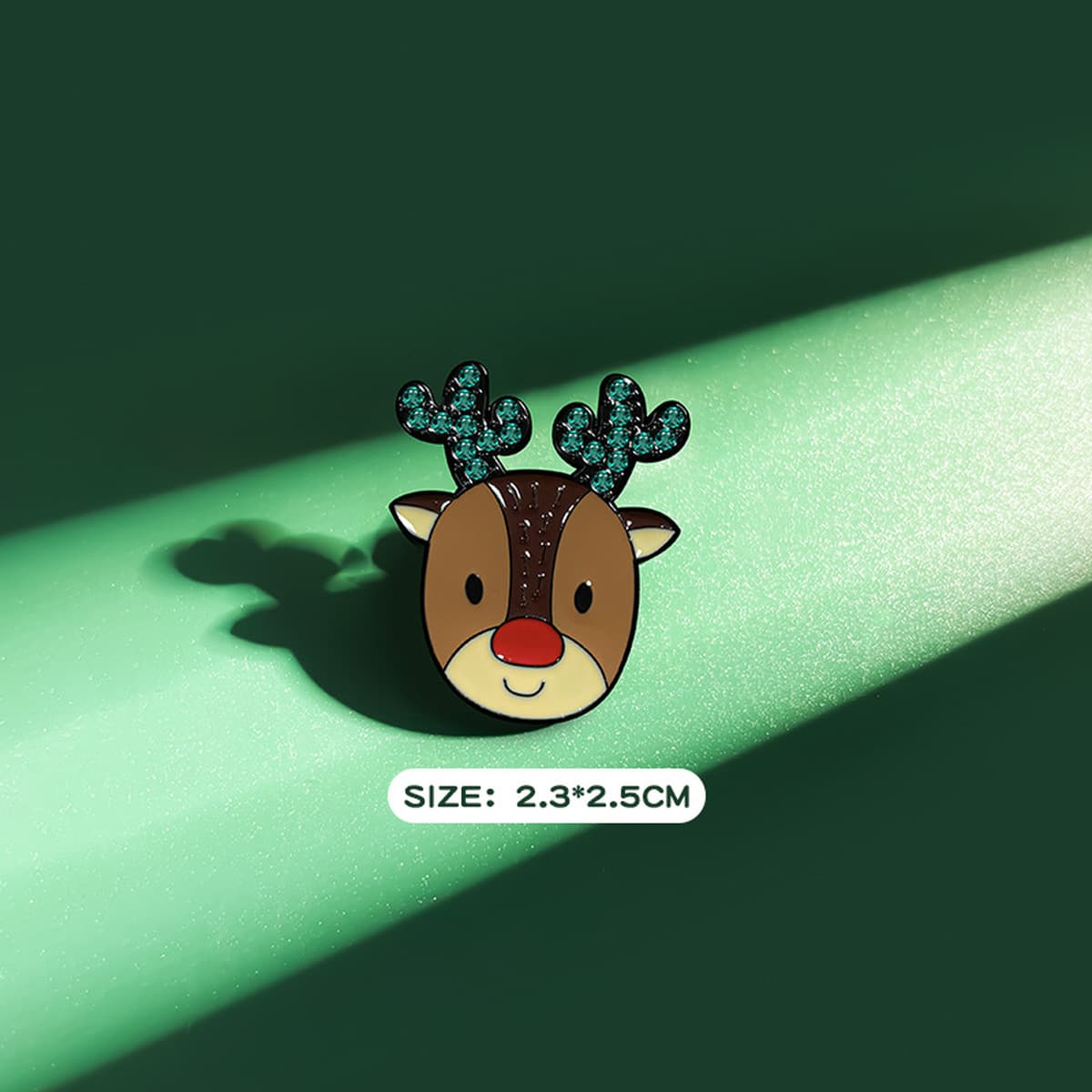 Рождественская брошь мультфильм капли масла металлический значок рождественские украшения старик дерево Лось колокольчик...