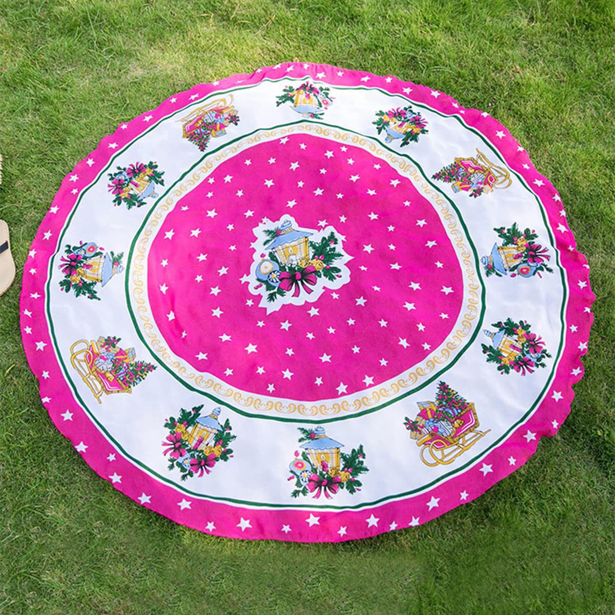 AliExpress Amazon Европейское и Американское Счастливое круглое пляжное полотенце с буквенным принтом шифоновое Шаль летнее...