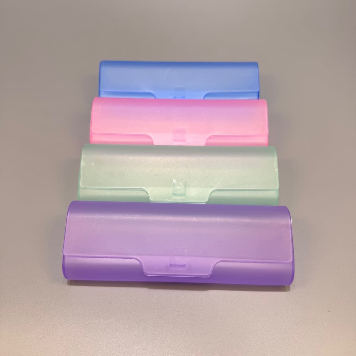 Чехол для очков от производителя, матовый прозрачный, разноцветный, легкий, простой, ударопрочный, из твердого пластика, для...