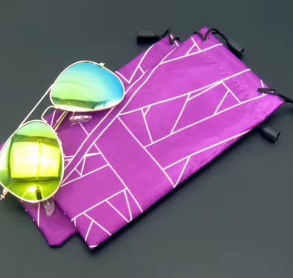 Сумка для очков солнцезащитные очки сумка для хранения мужских и женских очков портативная автоматическая закрытая шрапнель...