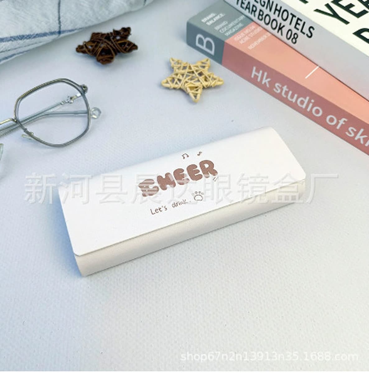 Codyxun очки для чтения складная коробка портативная складная коробка для хранения очков висит на талии заводские прямые...