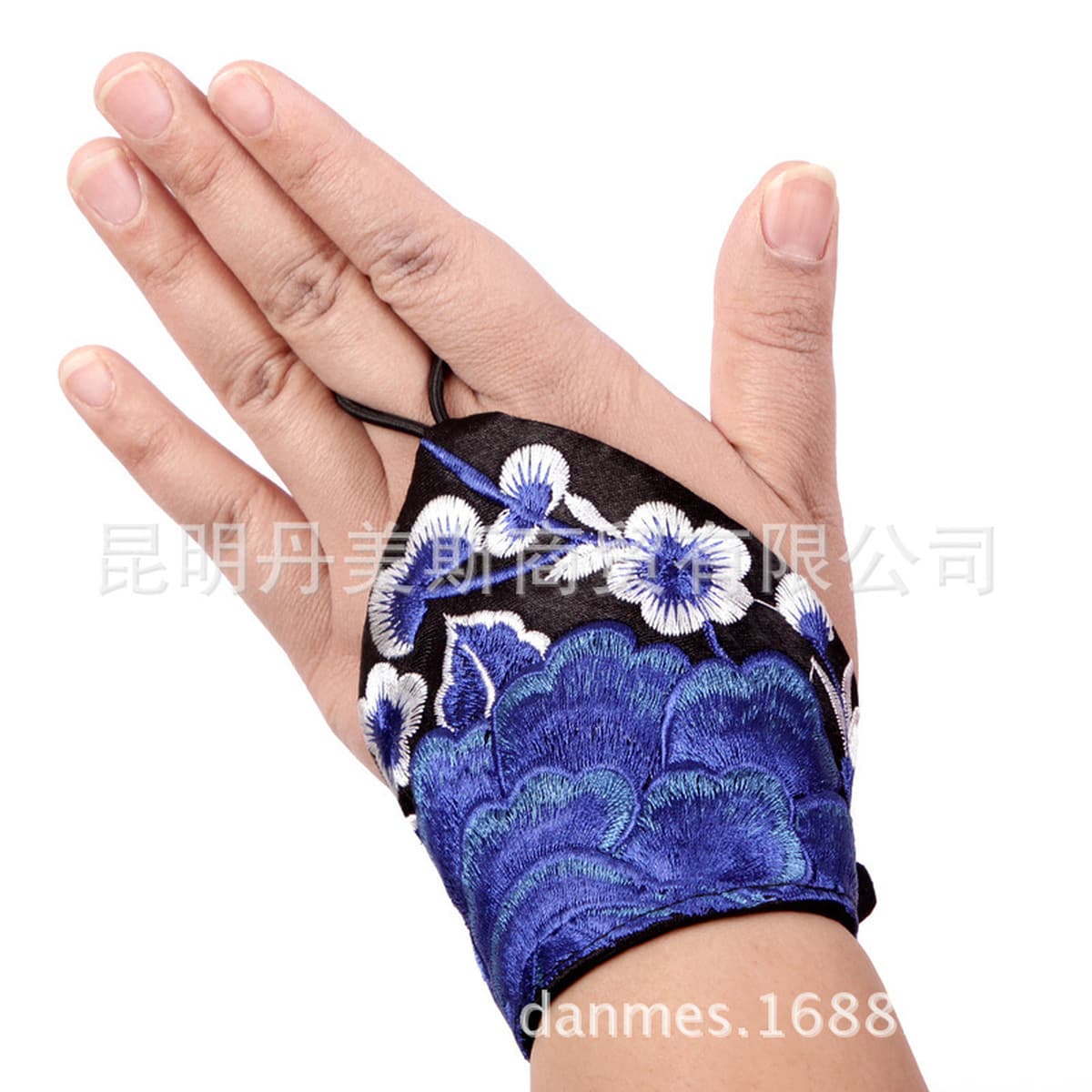 Аксессуары для наручников с вышивкой в этническом стиле, Женский винтажный танцевальный браслет, перчатки с половиной...