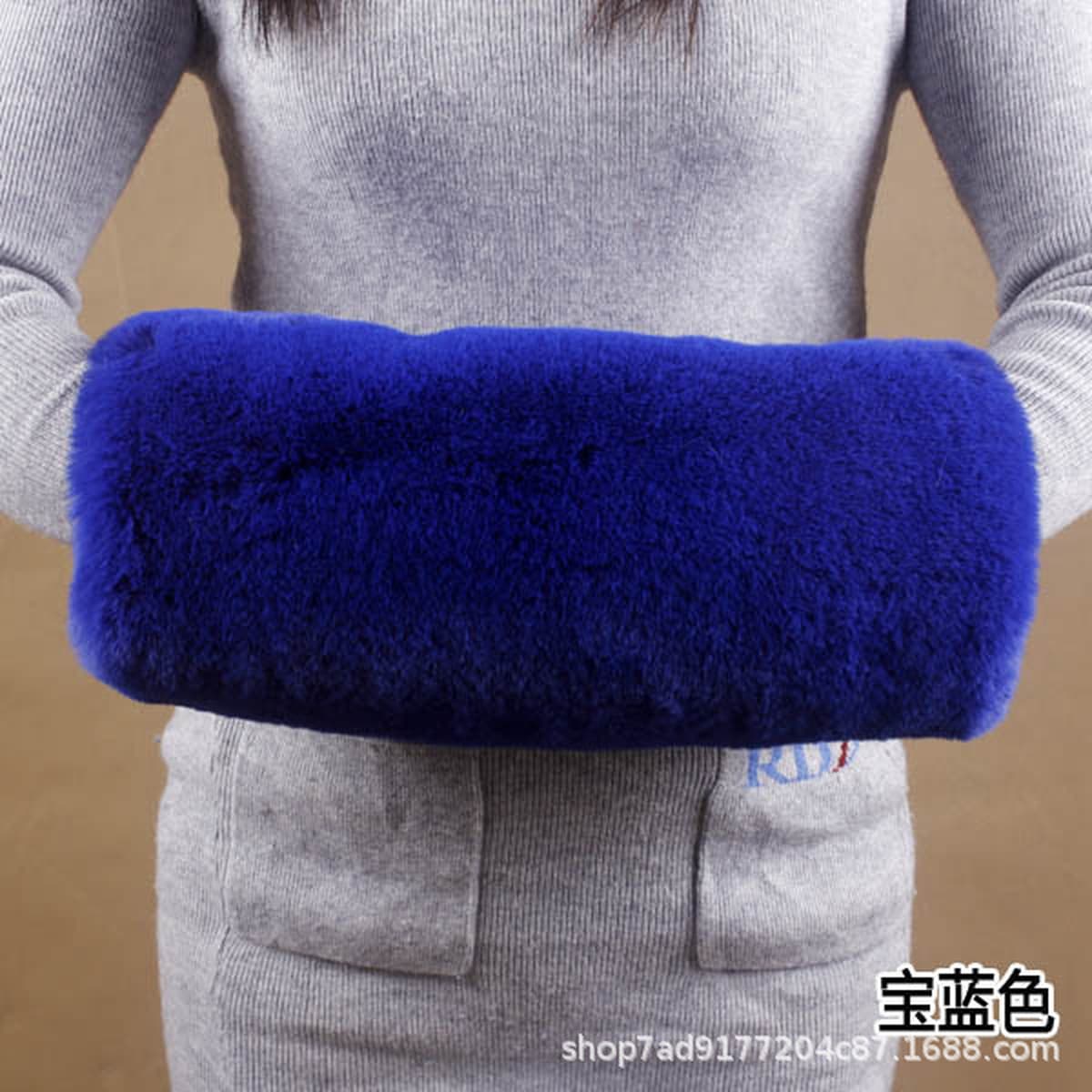 Осенне-зимняя Имитация меха кролика рекс мех грелка для рук утепление сокровищ чехол для рук теплые аксессуары плюшевые...