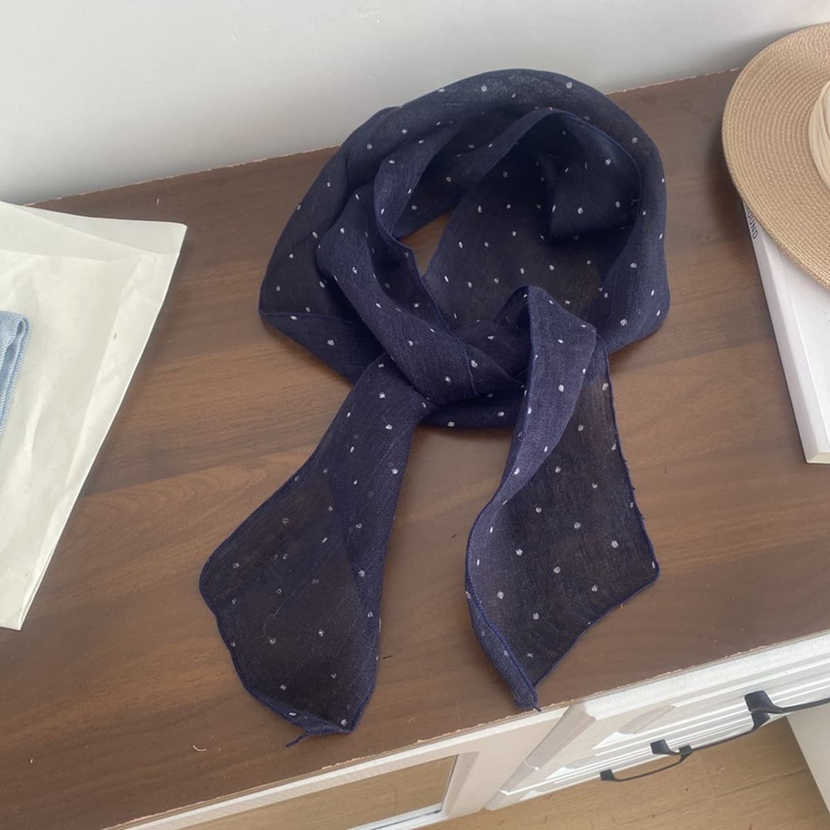 100% льняной шелковый шарф женский японский узкий вариант маленький длинный шарф дикий художественный ретро стримеры...