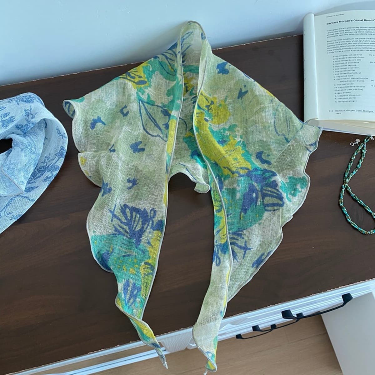 100% льняной шелковый шарф женский японский узкий вариант маленький длинный шарф дикий художественный ретро стримеры...