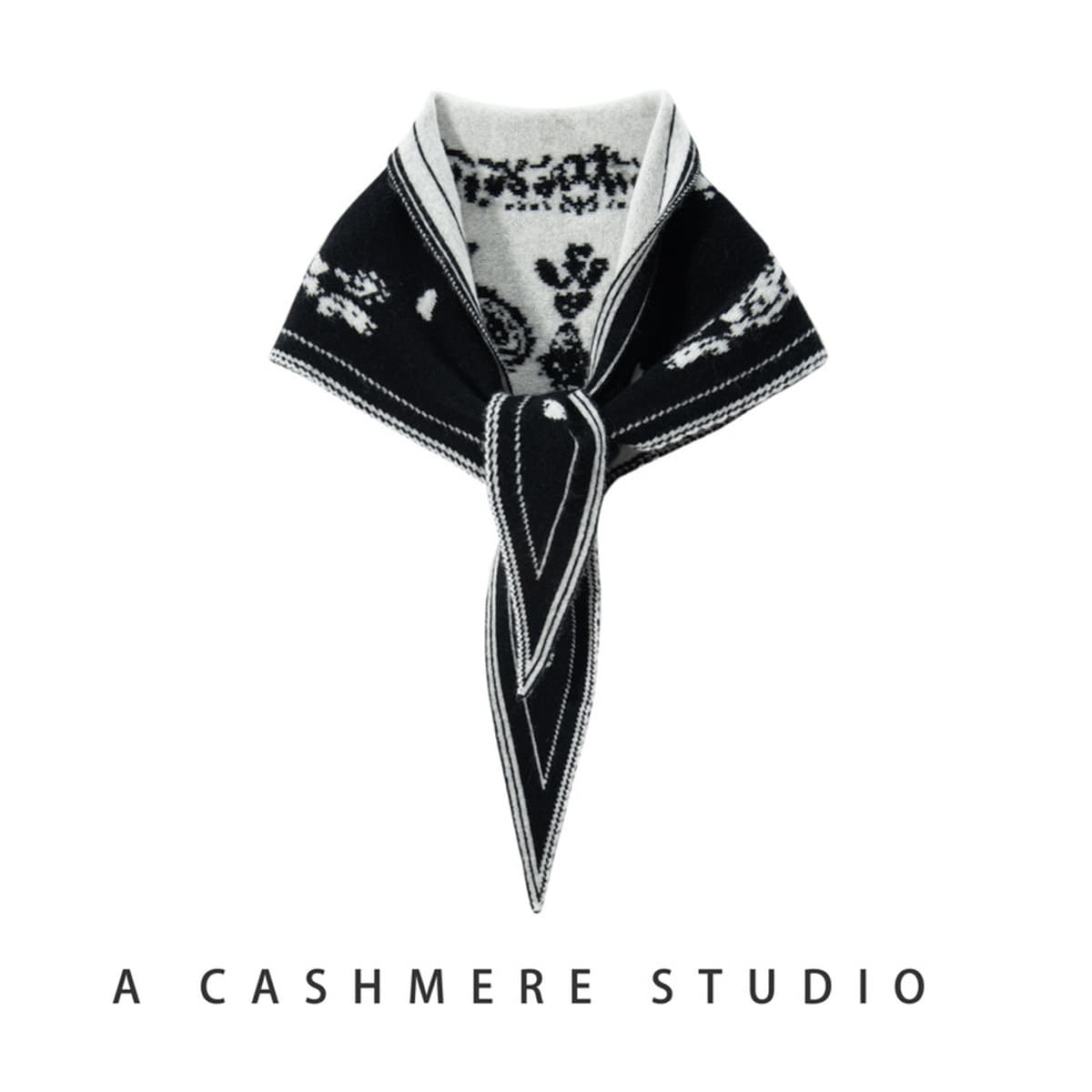 Вязаный трикотажный шарф-шаль из чистого кашемира для защиты от холода осенью и зимой, высококачественный утеплитель для шеи...