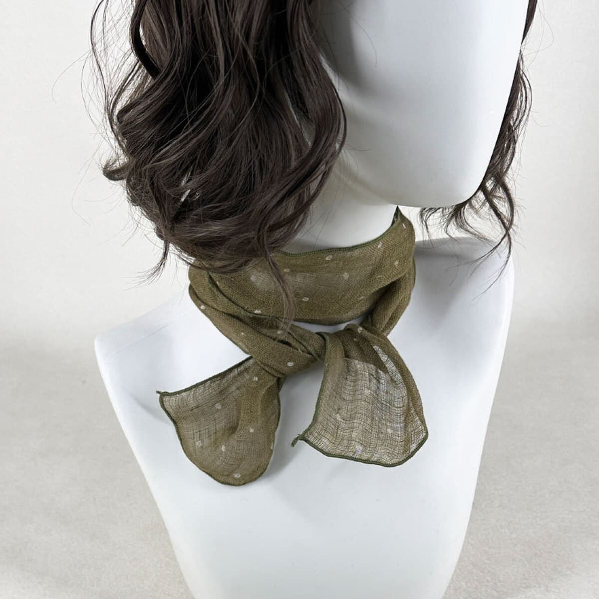 Весна и лето новый ретро льняный маленький длинный шарф