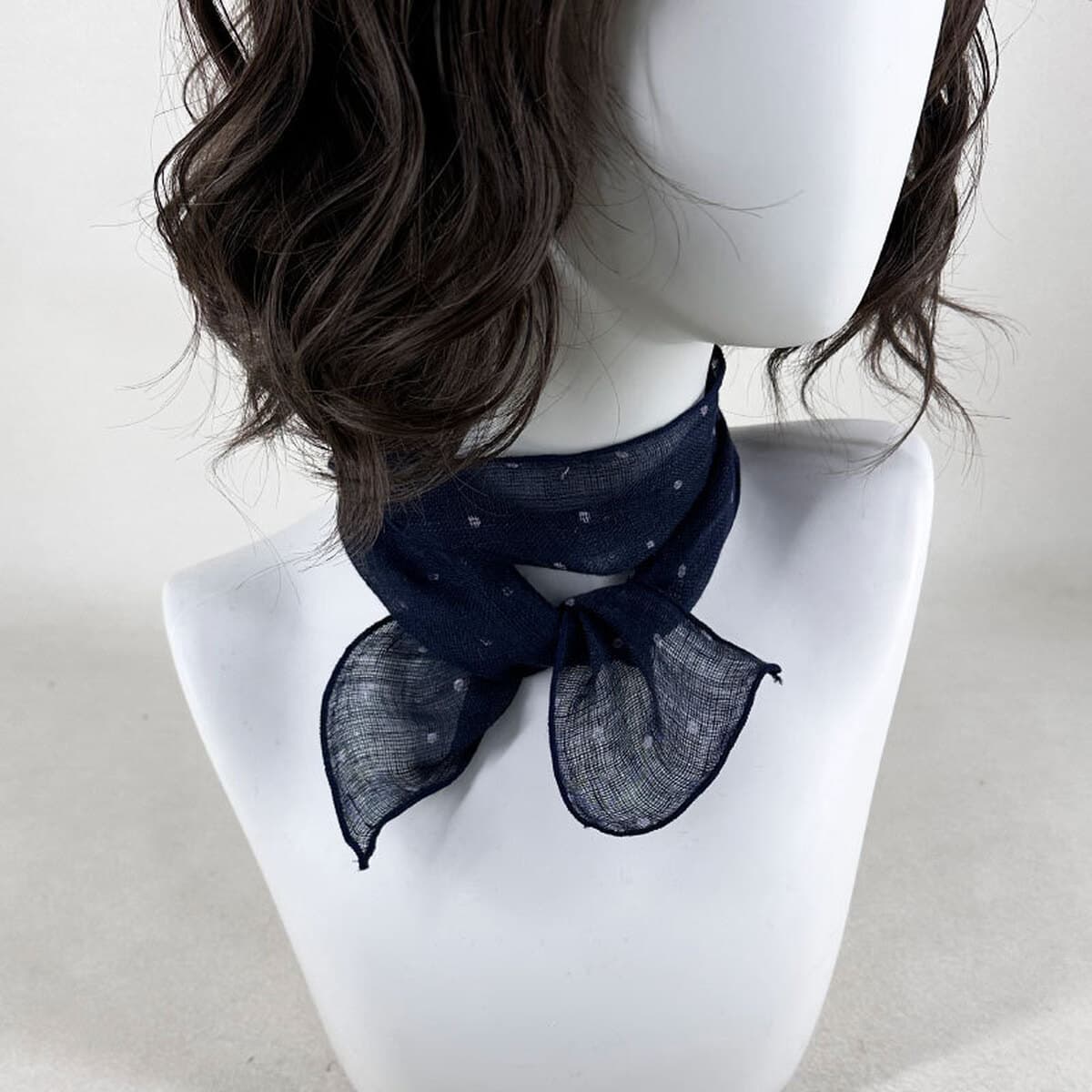 Весна и лето новый ретро льняный маленький длинный шарф