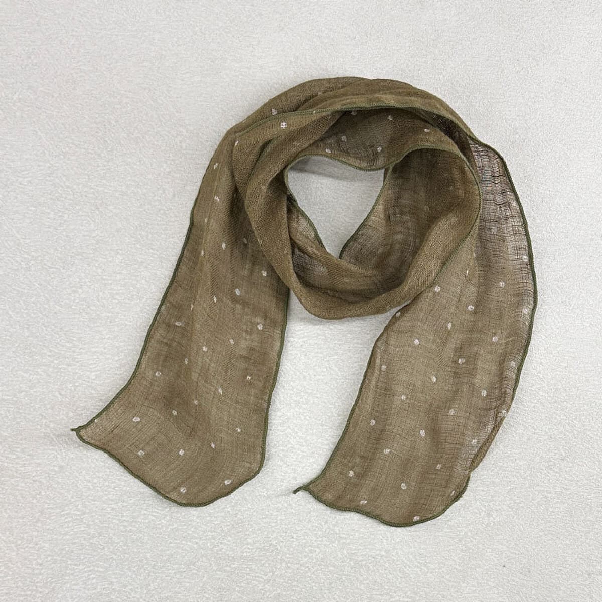 Весна и лето новый ретро льняный маленький длинный шарф