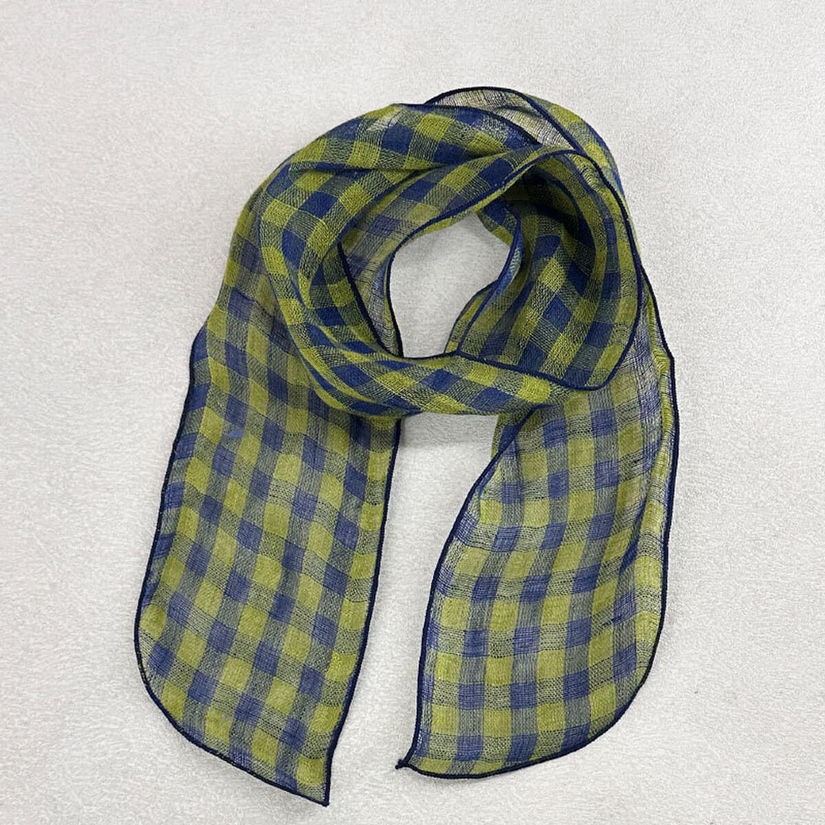 Весна и лето новый ретро льняный маленький длинный шарф