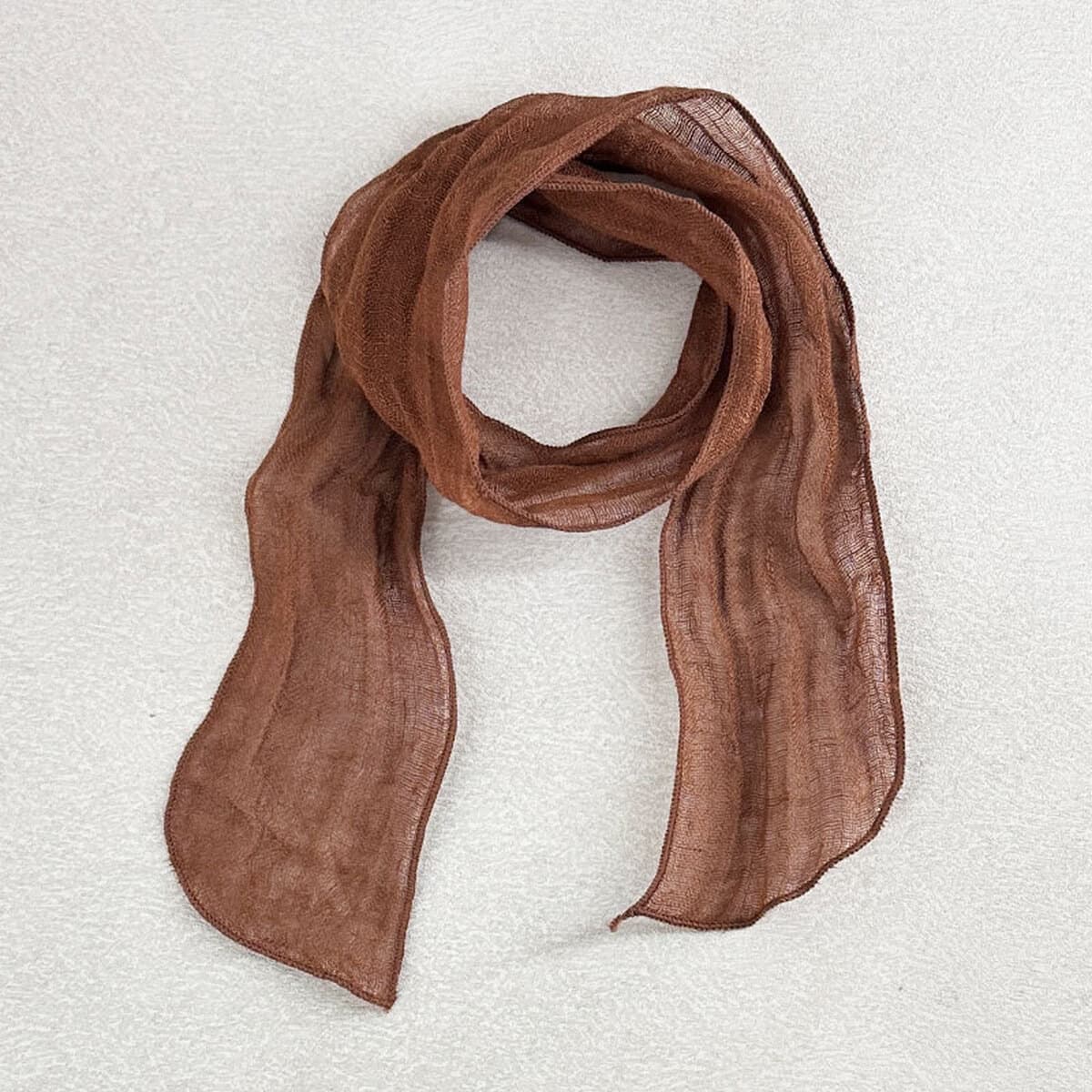 Весна и лето новый ретро льняный маленький длинный шарф