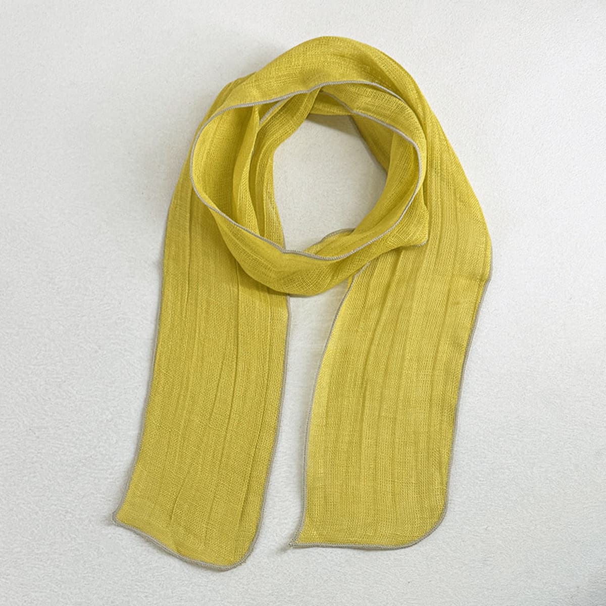 Весна и лето новый ретро льняный маленький длинный шарф