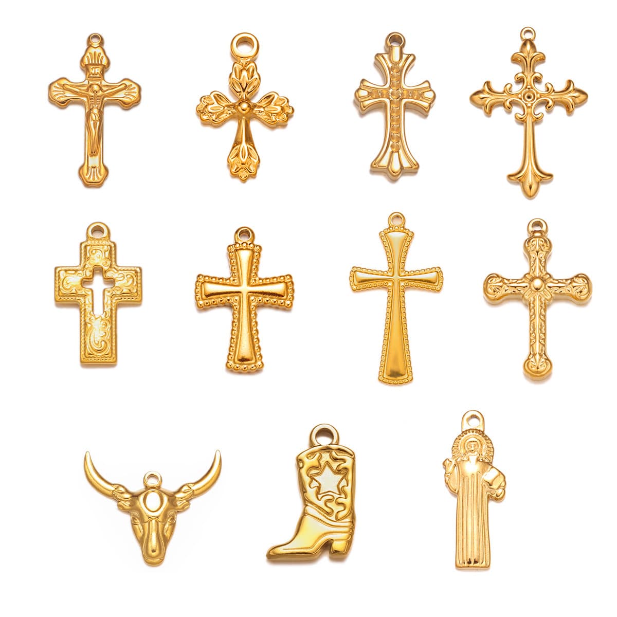 Tina Европейский и американский ретро нишевый религиозный дизайн креста DIY ювелирные аксессуары с высокой цветостойкостью...