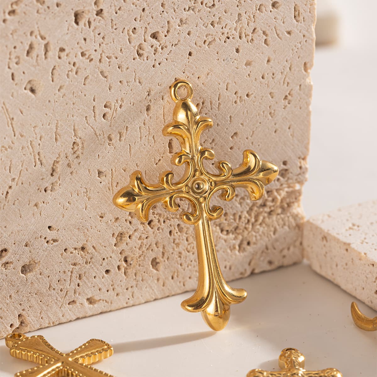 Tina Европейский и американский ретро нишевый религиозный дизайн креста DIY ювелирные аксессуары с высокой цветостойкостью...