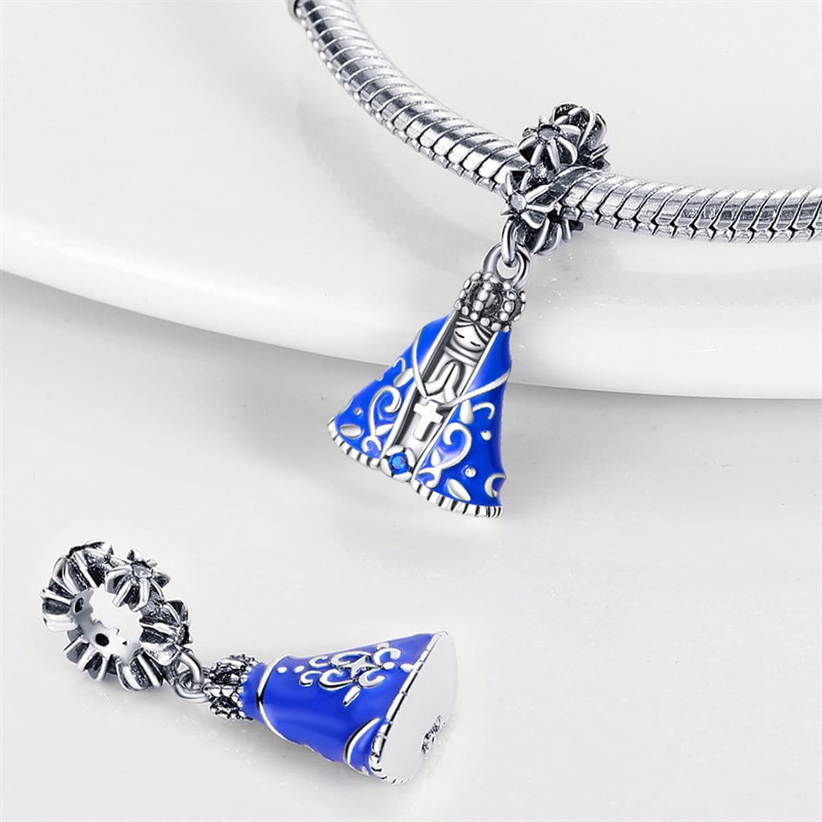 Горячие продажи в сфере внешней торговли, ретро-крест, браслет «сделай сам», аксессуары из бисера, Девственница, религиозное...