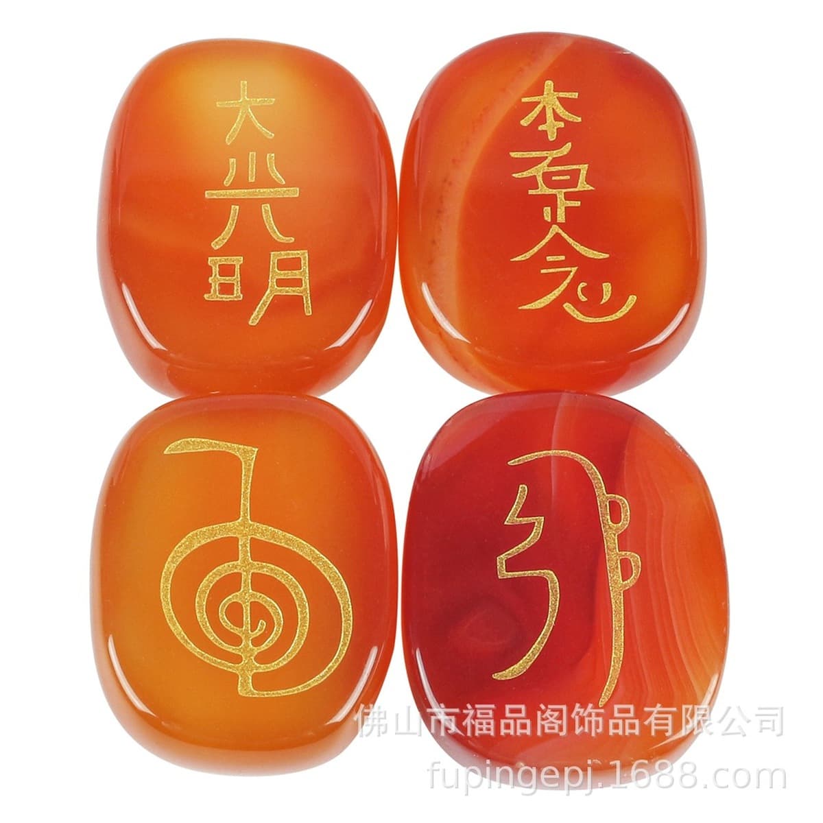 Трансграничные эксклюзивные для гравировки четырехэлементного символического узора натуральный кристалл ins ветер...