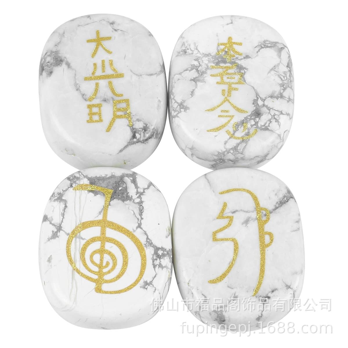 Трансграничные эксклюзивные для гравировки четырехэлементного символического узора натуральный кристалл ins ветер...