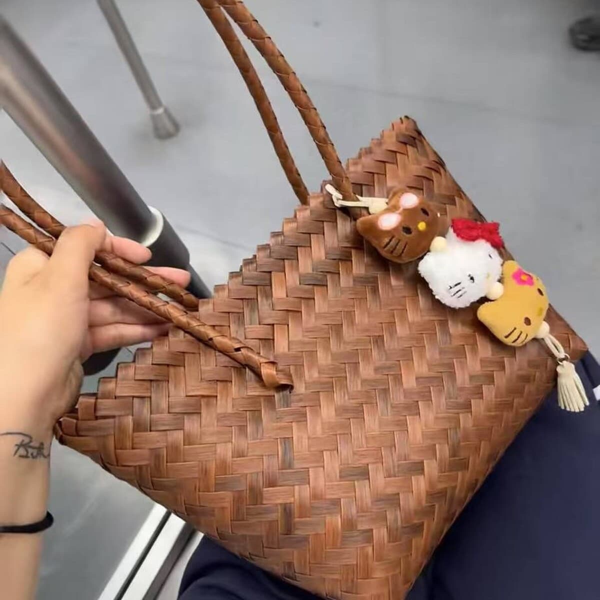 Мультяшная анимационная сеть красная звезда той же серии KTcat брелок подвеска для девочек рюкзак украшения ручной работы