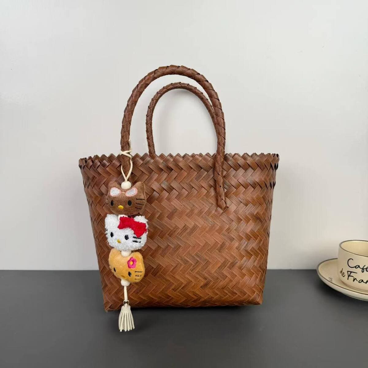 Мультяшная анимационная сеть красная звезда той же серии KTcat брелок подвеска для девочек рюкзак украшения ручной работы