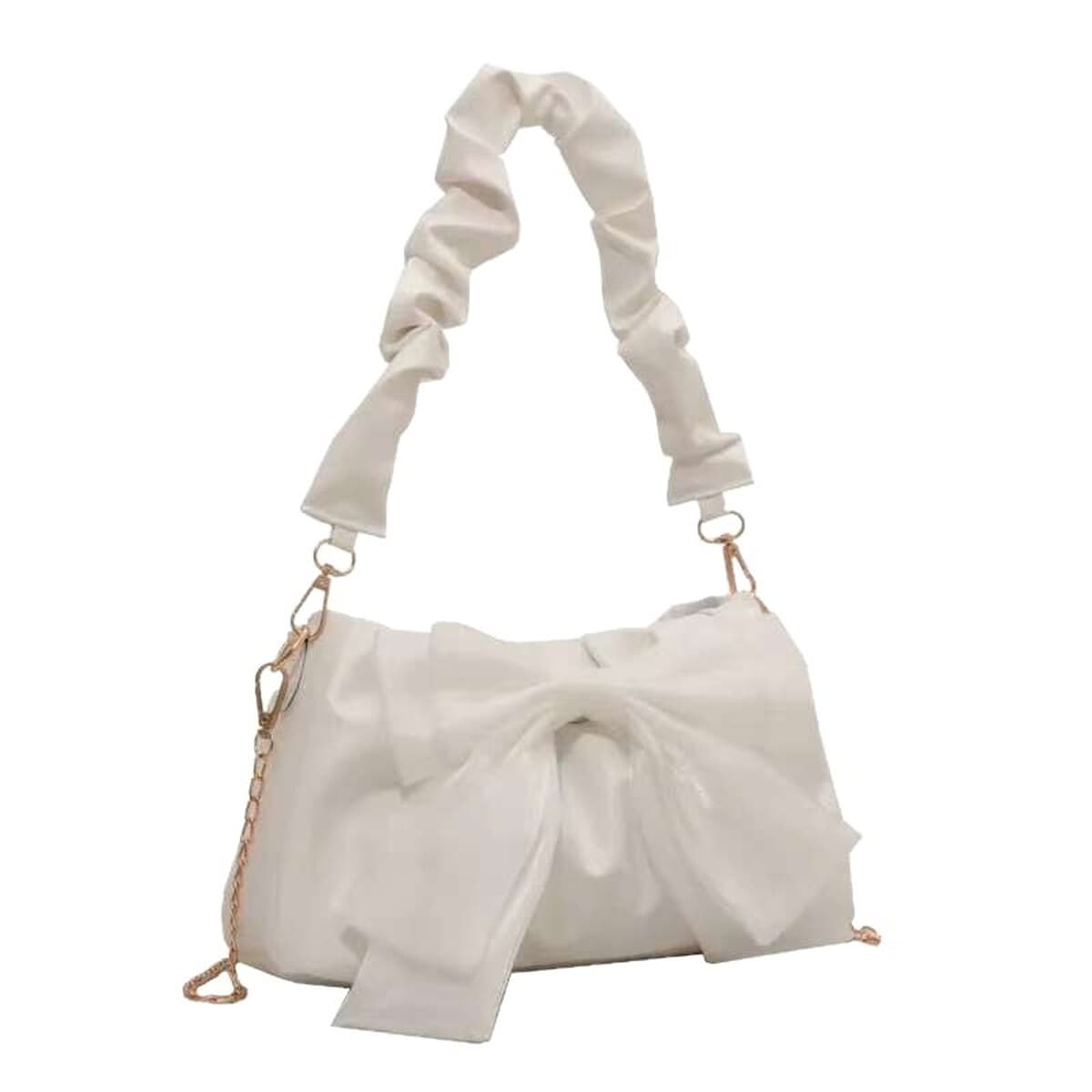 Женская сумка-бантик Fairy Bow Bag 2025 года, новая цепочка на подмышку, идеально подходит к любому наряду, плиссированная,...