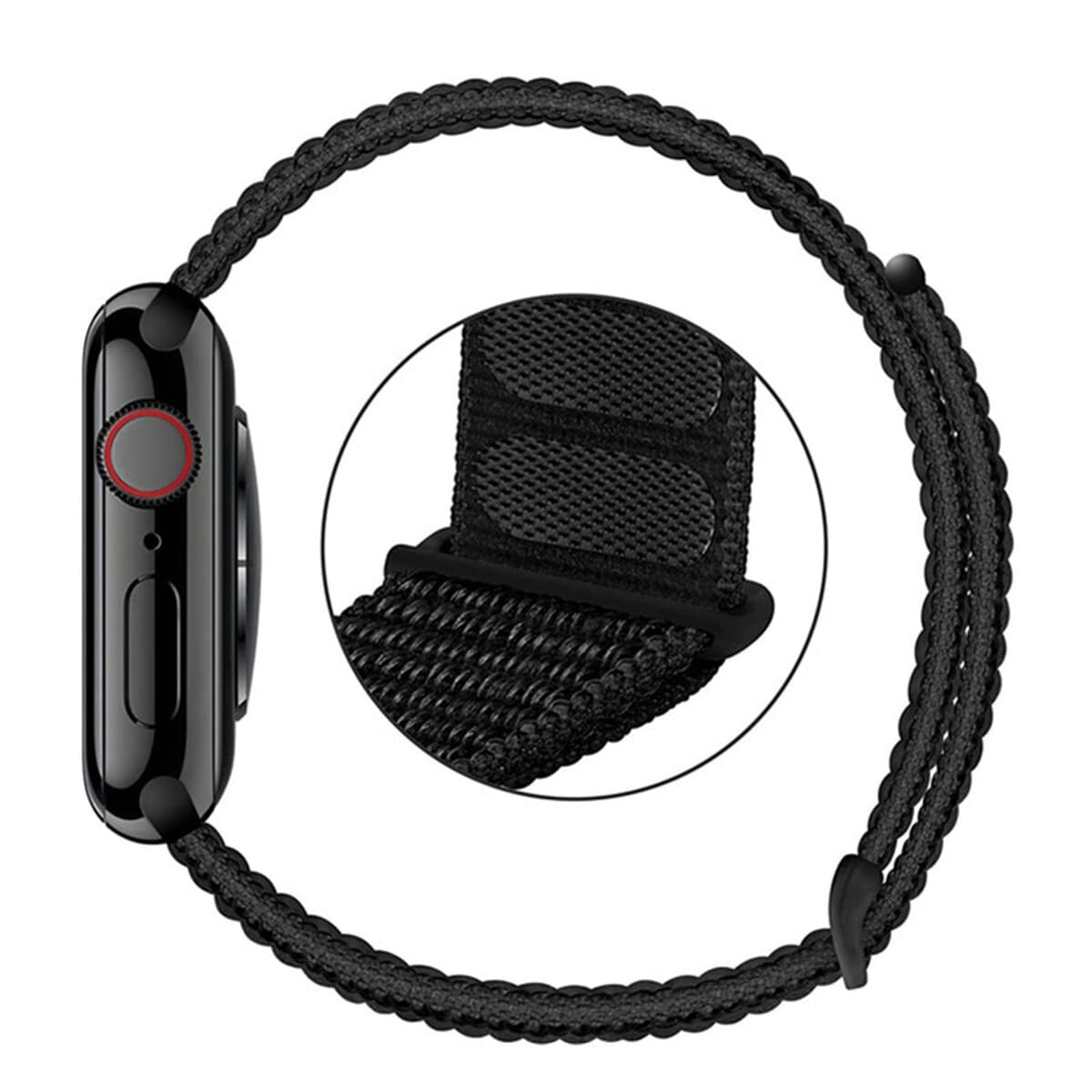 Подходит для ремешка Apple Watch, нейлоновый ремешок с петлей, ремешок на липучке для iWatch S11, Apple Watch Ultra 2.