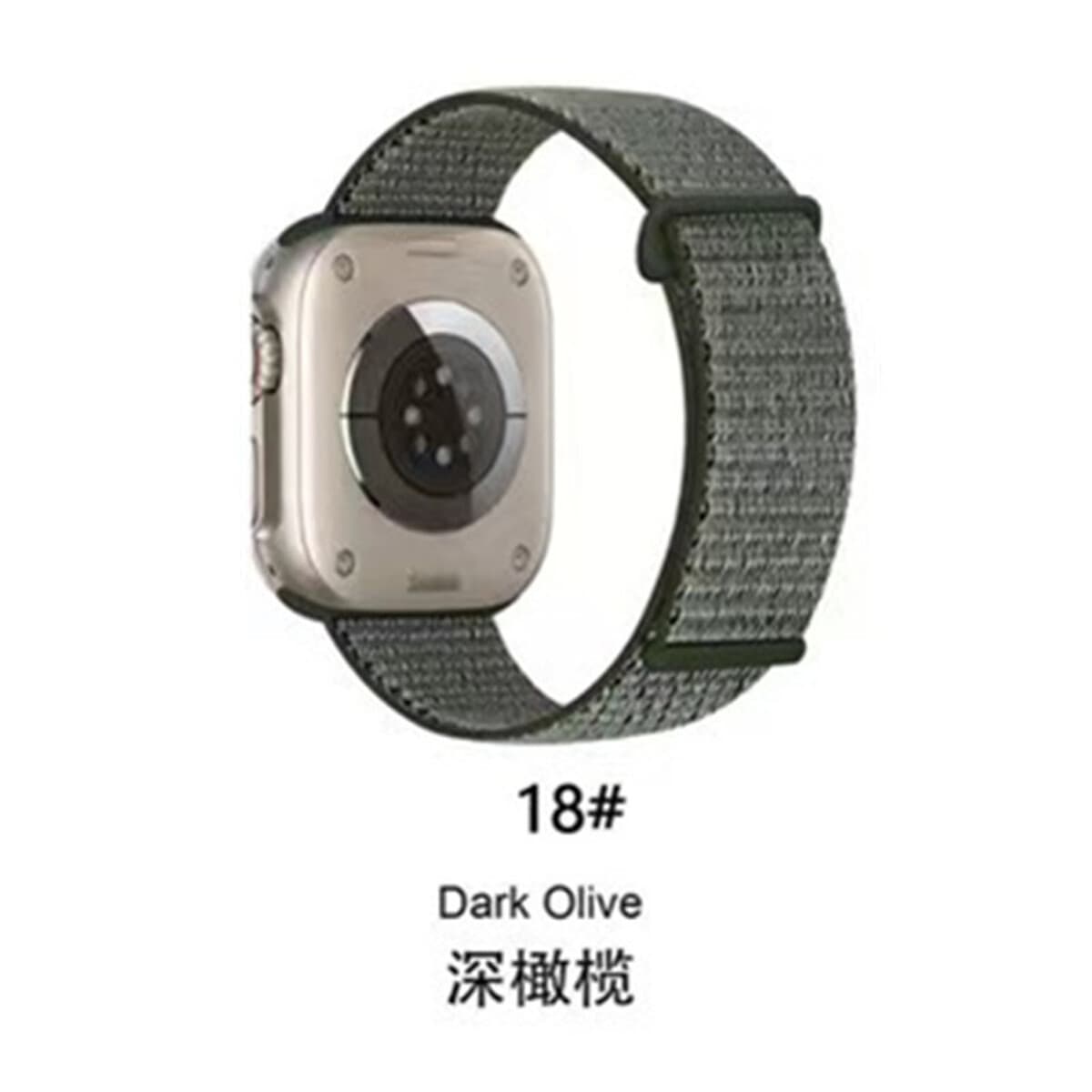 Подходит для ремешка Apple Watch, нейлоновый ремешок с петлей, ремешок на липучке для iWatch S11, Apple Watch Ultra 2.