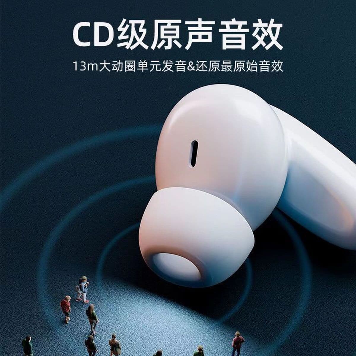 Беспроводные Bluetooth-наушники S90, внутриканальные, с шумоподавлением, миниатюрные, для мобильных телефонов, с зарядным...