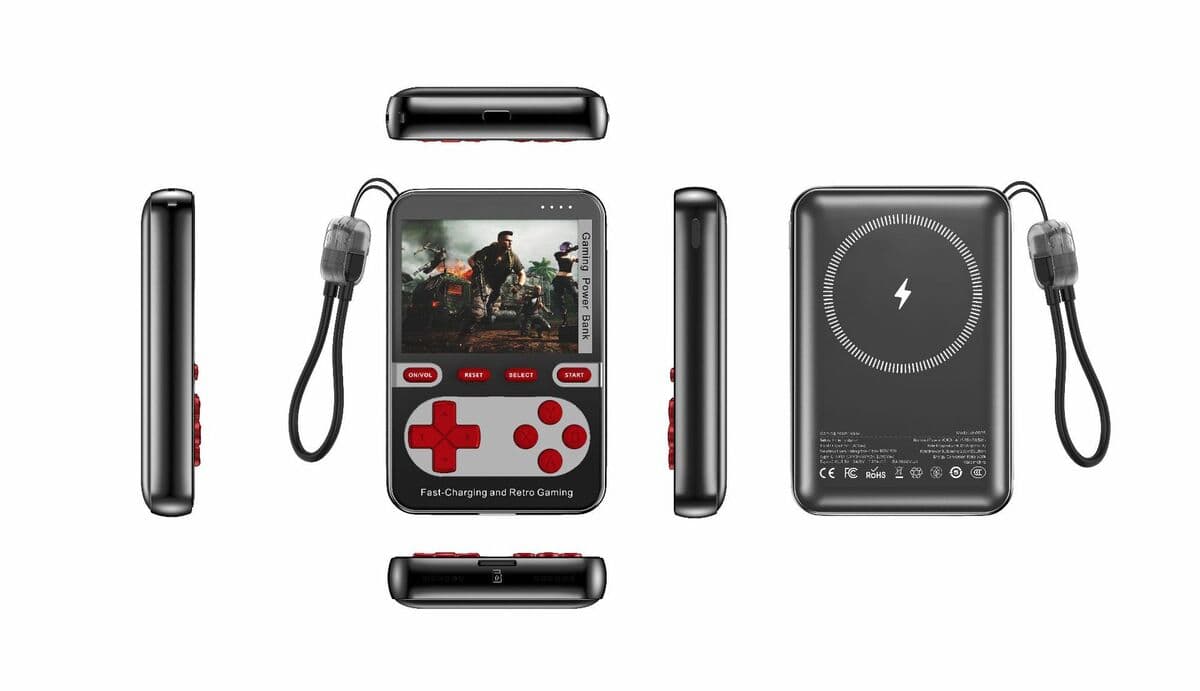 Трансграничная мини-портативная игровая зарядка «два в одном», беспроводной магнитный блок питания, портативная...