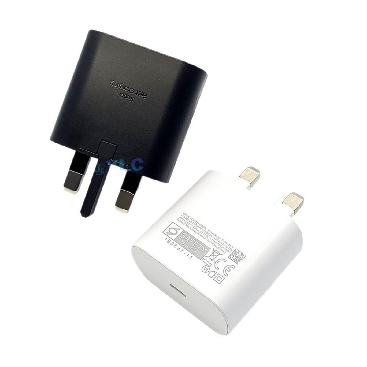 Кабель для зарядки 25W UK, быстрая зарядка 25W USB PD с кабелем для передачи данных, подходит для Samsung