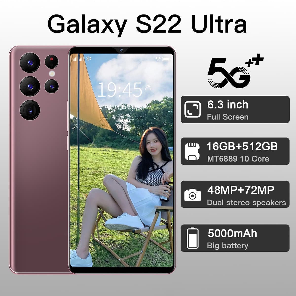 S22 Ultra мобильный телефон трансграничный исключительно для смартфонов внешней торговли оптом wish креветки кожи lazada...