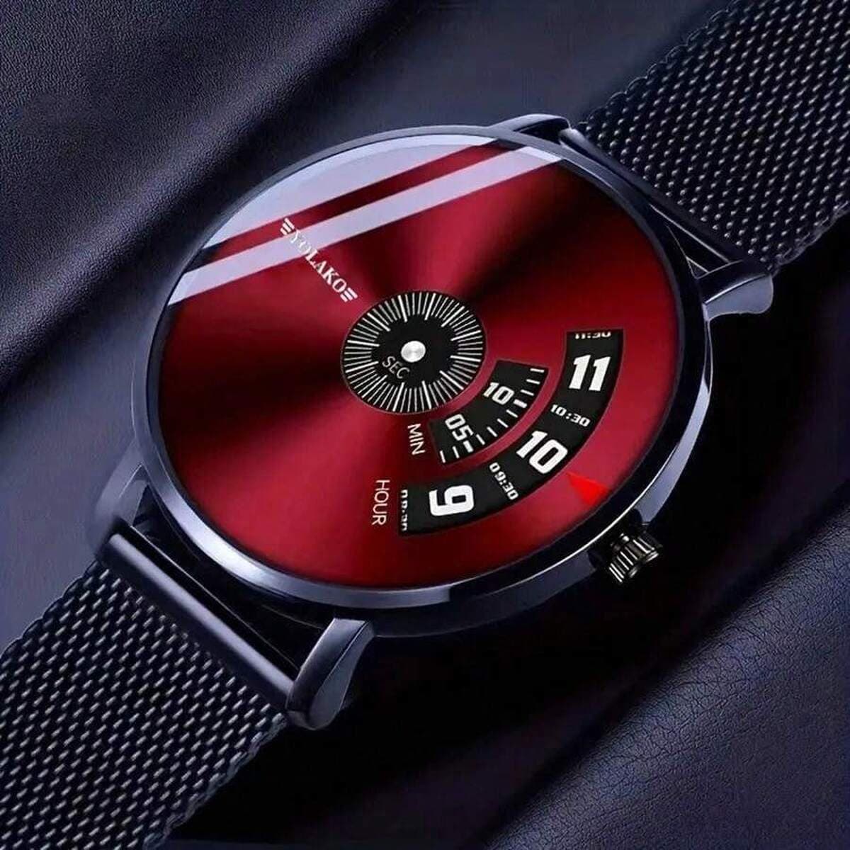 Один из поколения в поколение автоматических часов мужской сетчатый ремень подлинная новая концепция ультратонкие креативные...