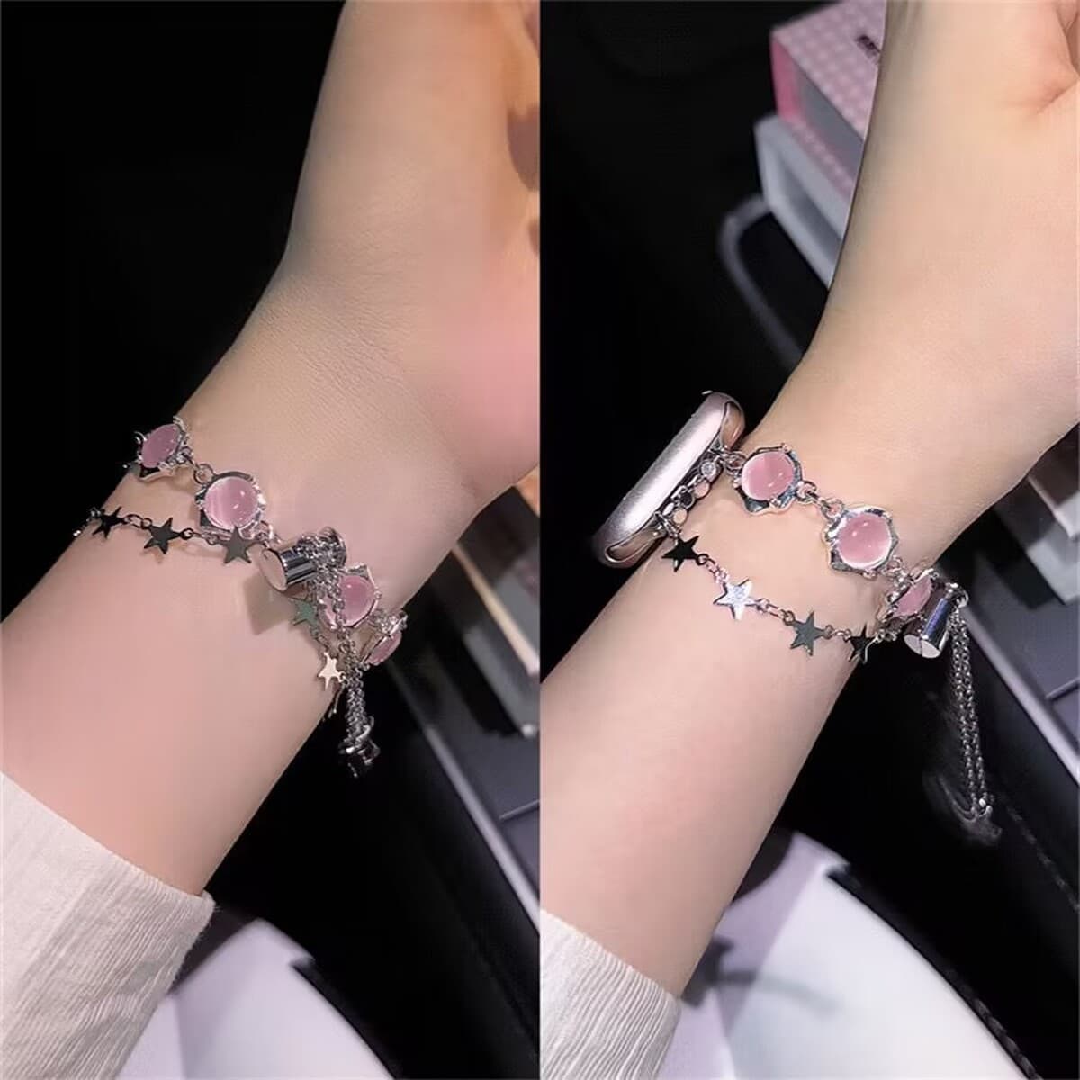 Звезды кошачий глаз браслет браслет подходит для Apple Apple часы браслет iwatch56789SE смарт-ремешок