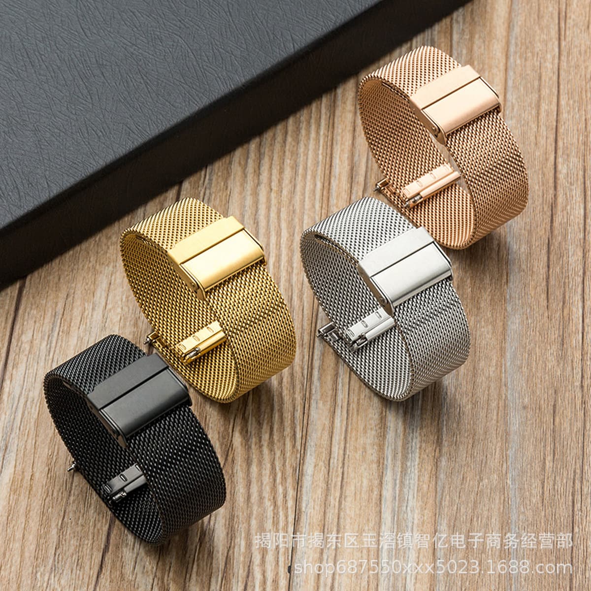 Применимо Huawei Smartwatch Милан Ницца 06 провода сетчатый ремень двойной гарантии DW Samsung Apple из нержавеющей стали...