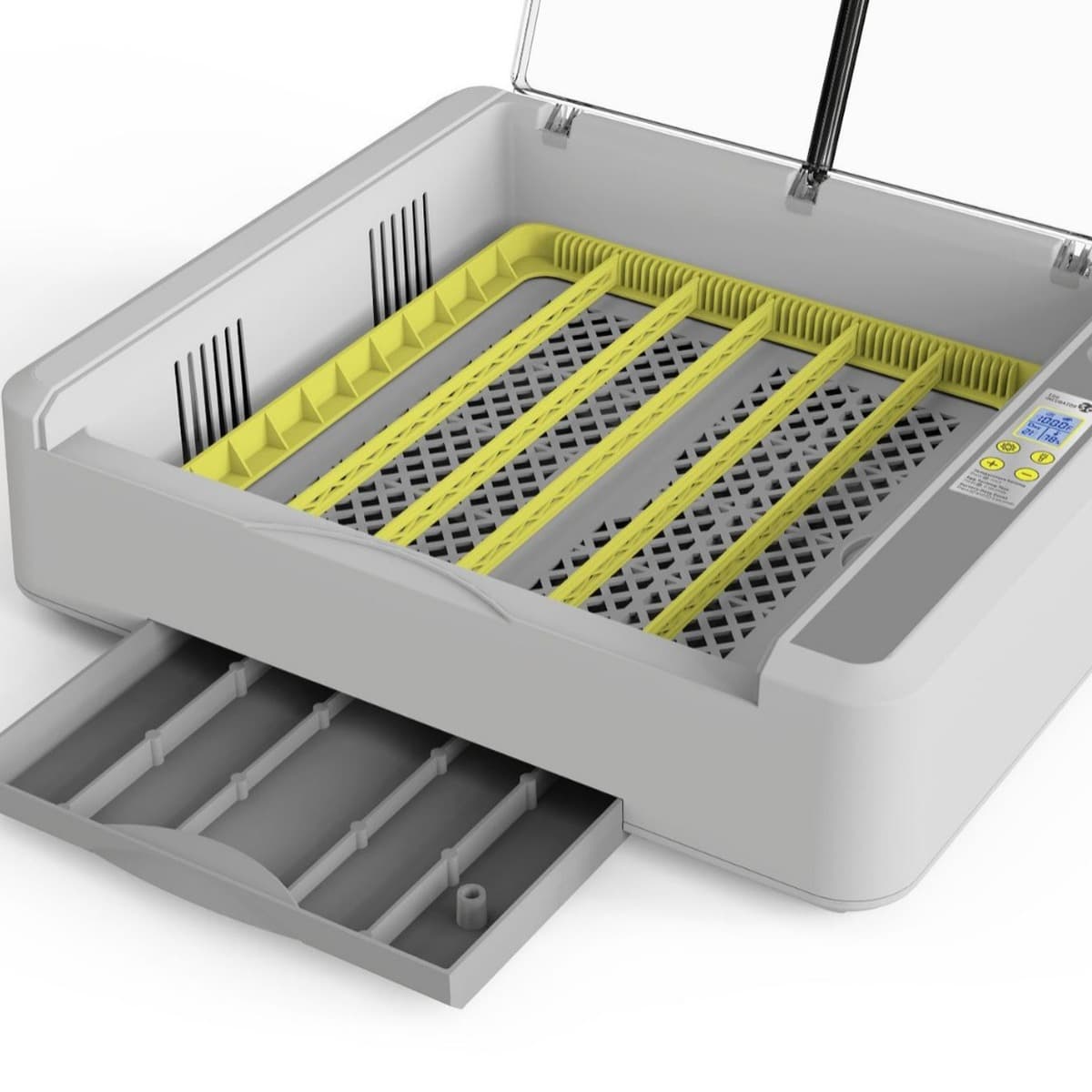 Трансграничный инкубатор с двойным дисплеем температуры и влажности, полностью автоматический инкубатор для куриных яиц с...