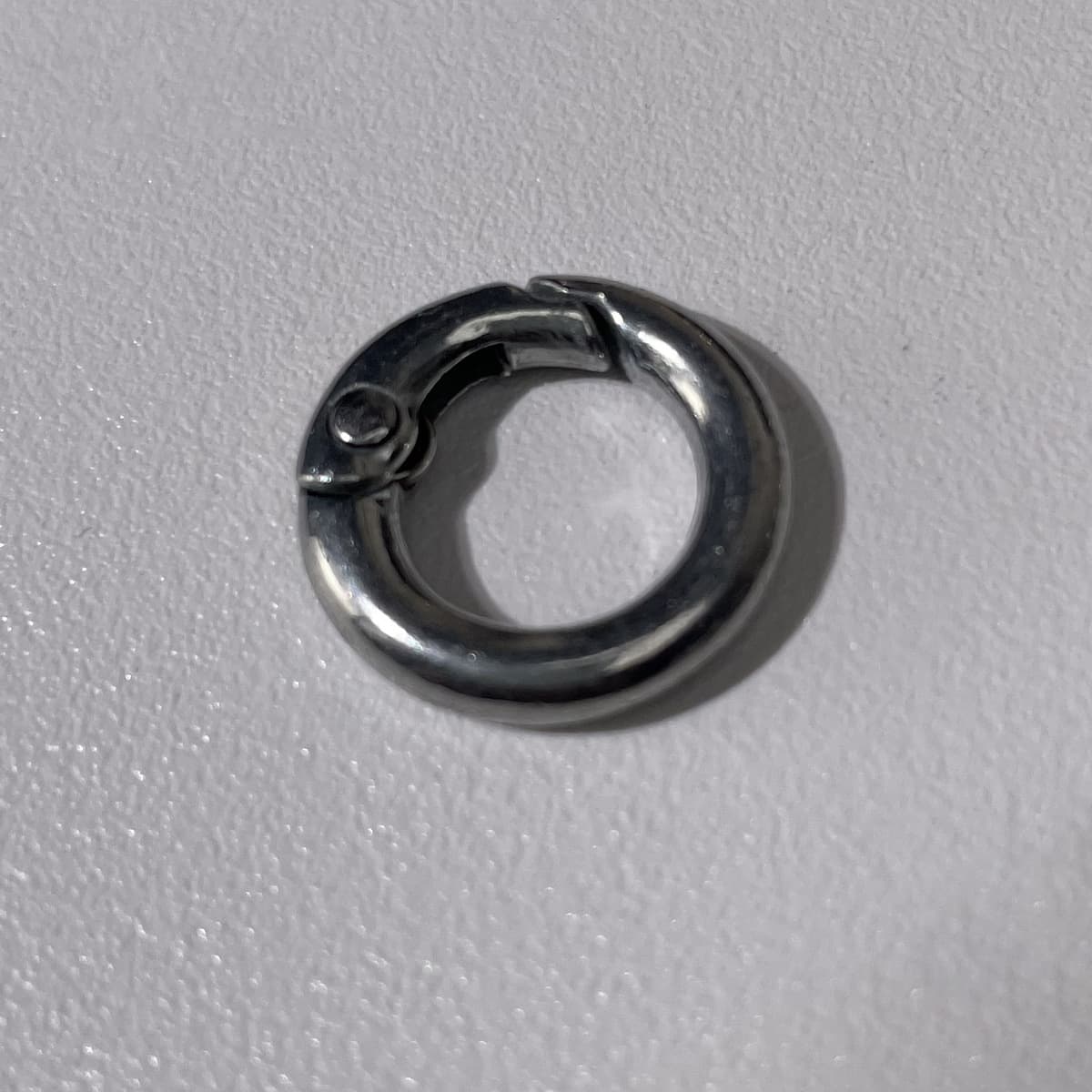 Пресс-застежка из цинкового сплава, пружинное кольцо, открытый кольцевой брелок для ключей от машины, застежка для сумки,...