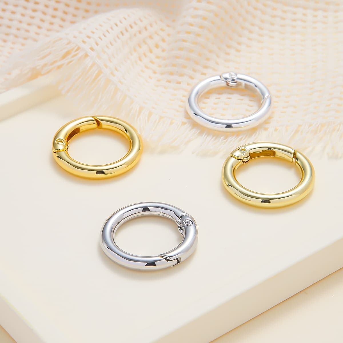 Кружинная пряжка из оцинкованного сплава пружинная пряжка открытая кольцевая брелок diy сумка брелок