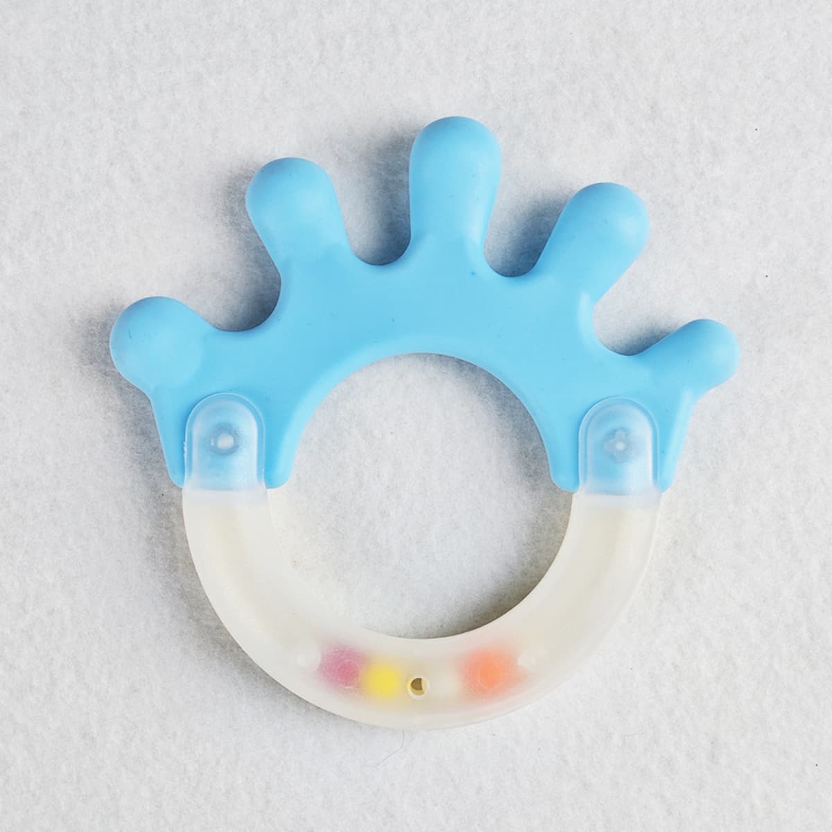 Новая игрушка-погремушка для новорожденных, мягкий резиновый мячик для прорезывания зубов, тренировки захвата, подвеска для...