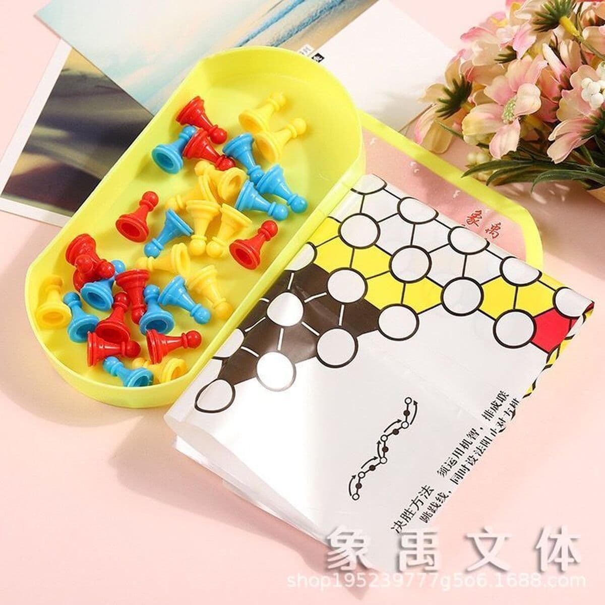 Магнитные шашки Детский взрослый большой родительский и детский игровой джемпер Портативная складная доска Развивающие...